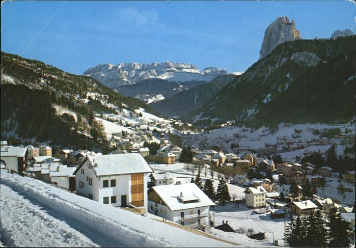St Ulrich Groeden Tirol im Winter