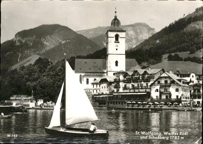 St Wolfgang Wolfgangsee mit Weisses Roessl
