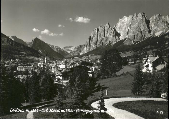 Cortina d Ampezzo mit Col Rosa