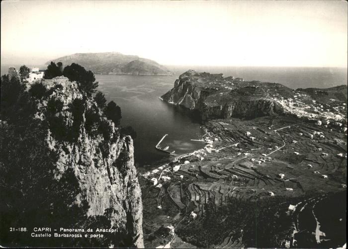 Capri mit Castello Barbarossa