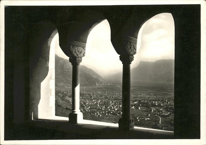 Merano Meran Blick vom Schloss Tirol