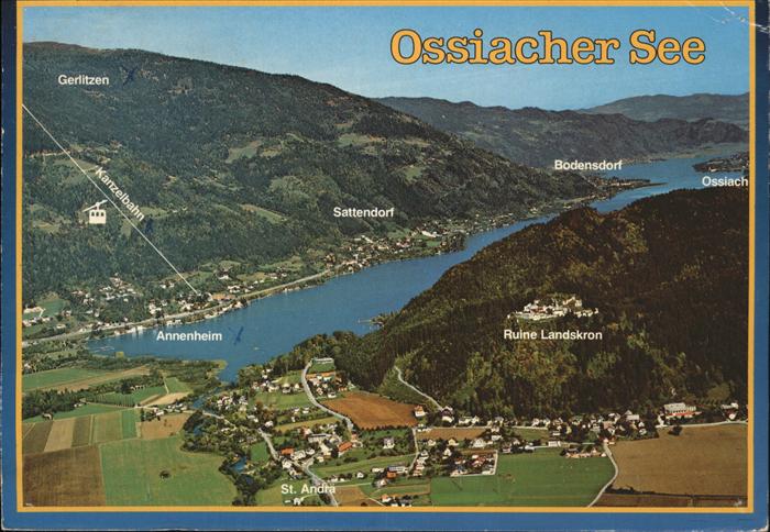 Villach Kaernten mit Ossiacher See