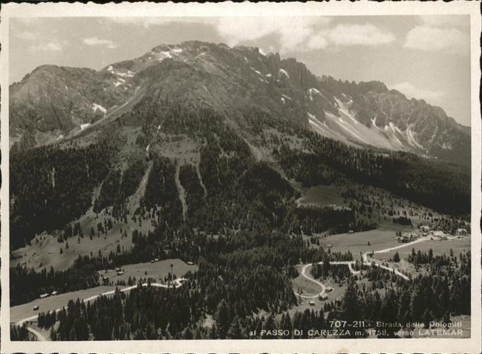 Latemar mit Passo di Carezza