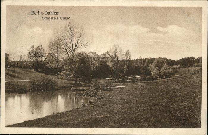 Dahlem Berlin Schwarzer Grund