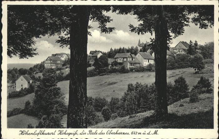 Hohegeiss Harz Ortsblick
