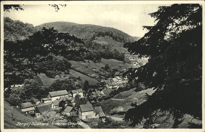 Zorge Unterer Ortsteil