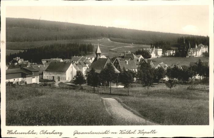 Hahnenklee-Bockswiese Harz Gesamtansicht Kath Kapelle