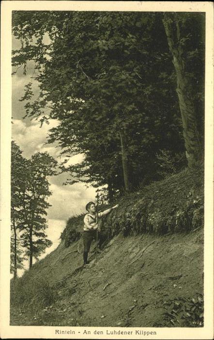 Rinteln Weser Niedersachsen Luhdener Klippen Feldpost