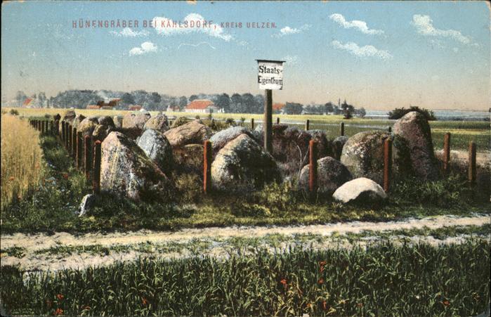 Uelzen Lueneburger Heide Huenengraeber bei Karlsdorf