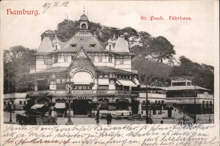 HAMBURG  CITY St Pauli Faehrhaus