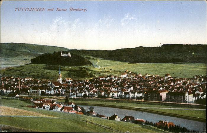 Tuttlingen Panorama mit Ruine Honburg