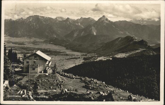 Nesselwang Allgaeu Bayern Sportheim Boeck
