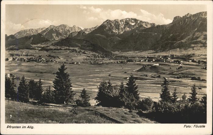 Pfronten Ostallgaeu Bayern Panorama