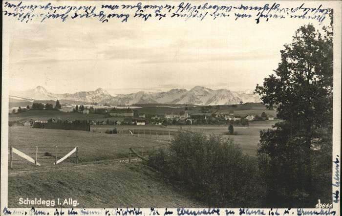 Scheidegg Allgaeu Panorama