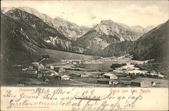 Hinterstein Bad Hindelang Panorama