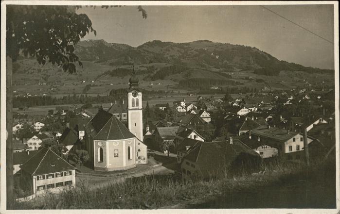 Sonthofen Oberallgaeu Ortsansicht Kirche