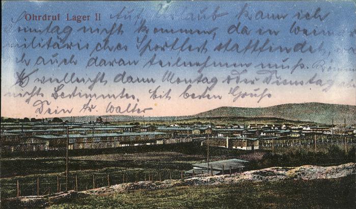 Ohrdruf Lager II Feldpost