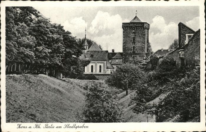 Zons Rhein NRW Am Stadtgraben