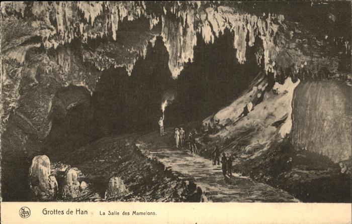 Hoehlen Caves Grottes Han Salle des Mamelons