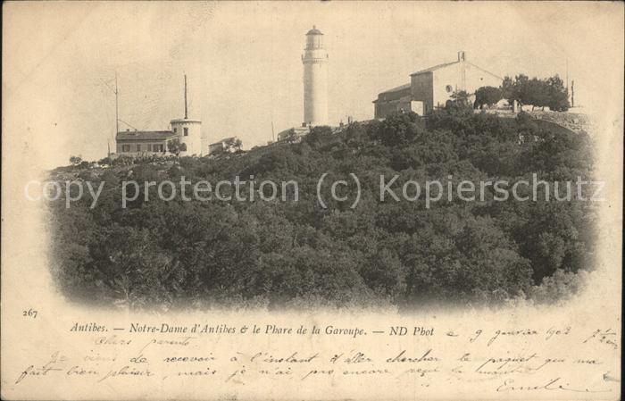 Leuchtturm Lighthouse Garoupe Antibes