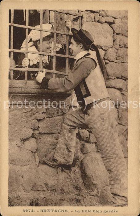 Bretagne Region Tracht Gefängnis