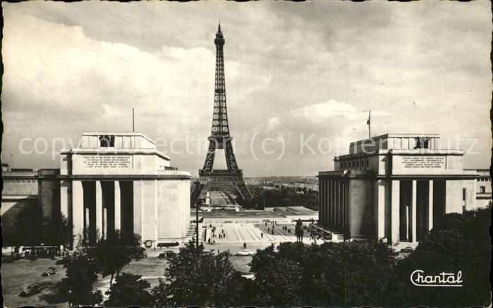 Eiffelturm La Tour Eiffel Palais de Chaillot