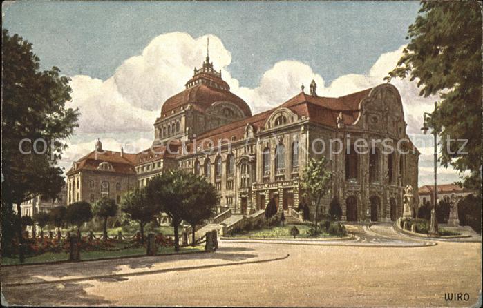 Verlag WIRO Wiedemann Nr. 2712 A Freiburg Theater