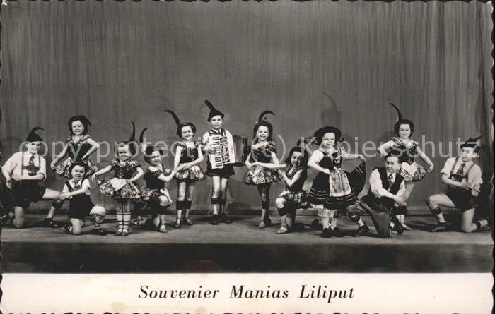 Kuriosum Manias Liliput Handharmonika Tänzer