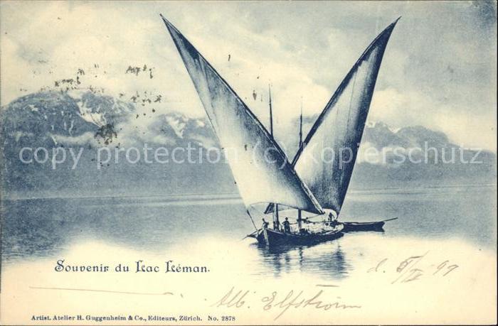 Segelboote Lac Leman