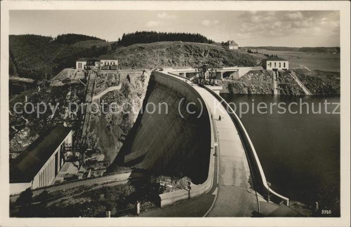 Staudamm Pumpspeicherkraftwerk Saaletalsperre