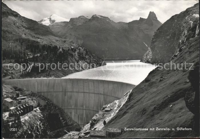 Staudamm Pumpspeicherkraftwerk Zervreilastausee Güferhorn