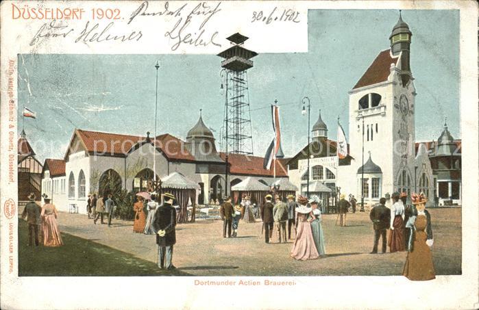 Ausstellung Industrie Gewerbe Kunst Duesseldorf 1902  Dortmunder Actien Brauerei
