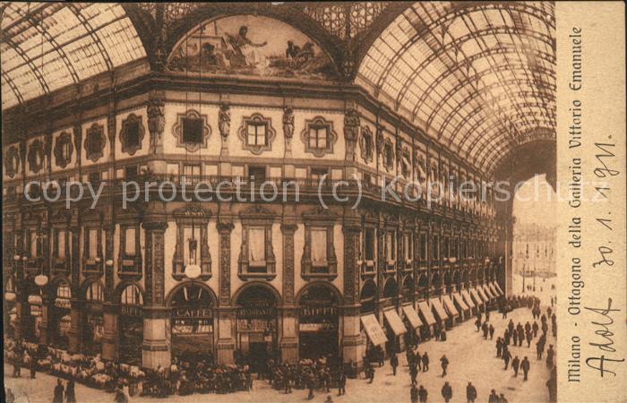 Milano Ottagano della Galleria Vittorio Emanuele