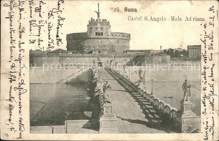 Rom Roma Castel S. Angelo Mola Adriana