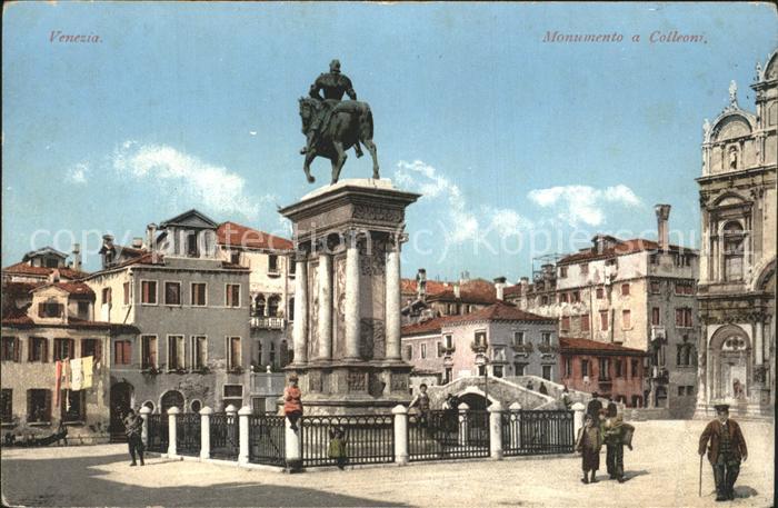 Venezia Venedig Monumento a Colleoni