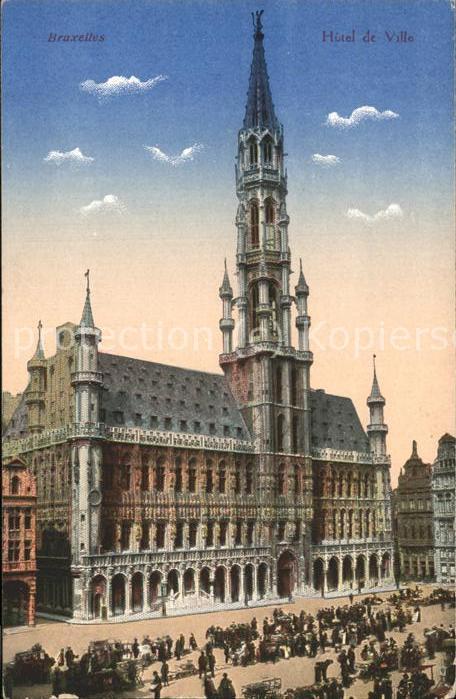 Bruxelles Bruessel Hutel de Ville