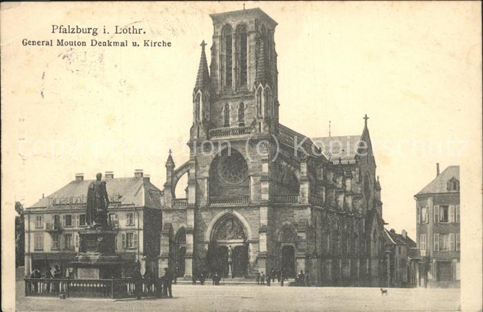 Pfalzburg General Mouton Denkmal Kirche