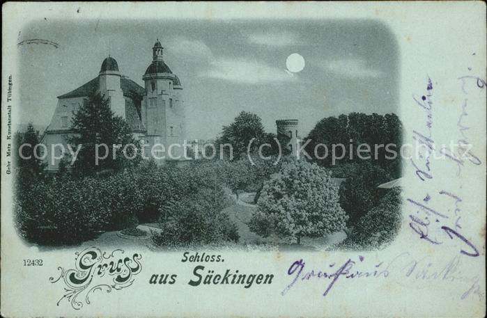 Bad Saeckingen Schloss Nacht
