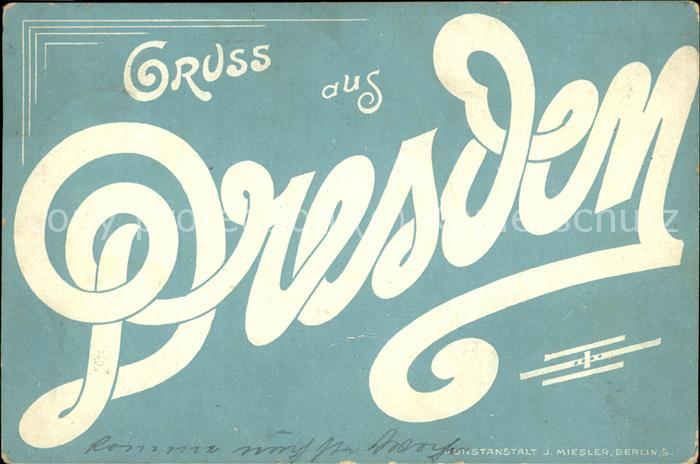 DRESDEN Elbe KUnstanstalt