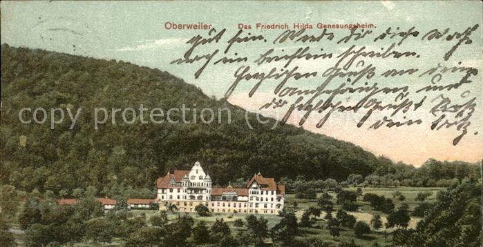 Oberweiler Badenweiler Friedrich Hilda Genessungsheim