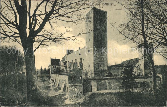 Gruenwald Muenchen Isartal Burg