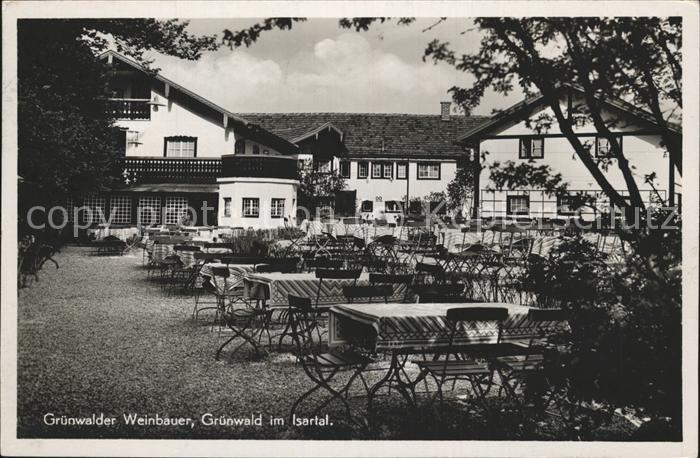 Gruenwald Muenchen Weinbauer Bayern