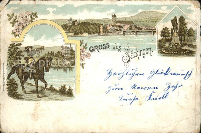 Bad Saeckingen Trompeter von Saeckingen Denkmal