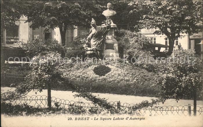 Brest 29 Le Sqaure Latour d_Auvergne Monument Sc