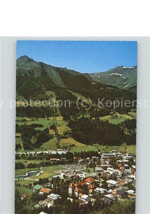 Bad Hofgastein Salzburg Panorama Thermalbad gegen Mauskarkopf