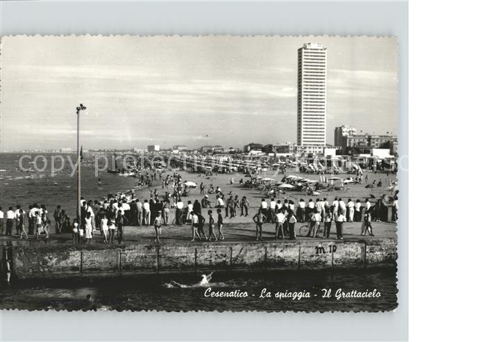 Cesenatico La spiaggia Il Grattacielo Strand