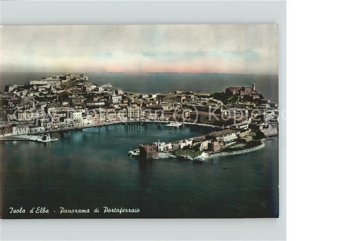 Isola d`Elba Panorama di Portoferraio veduta aerea