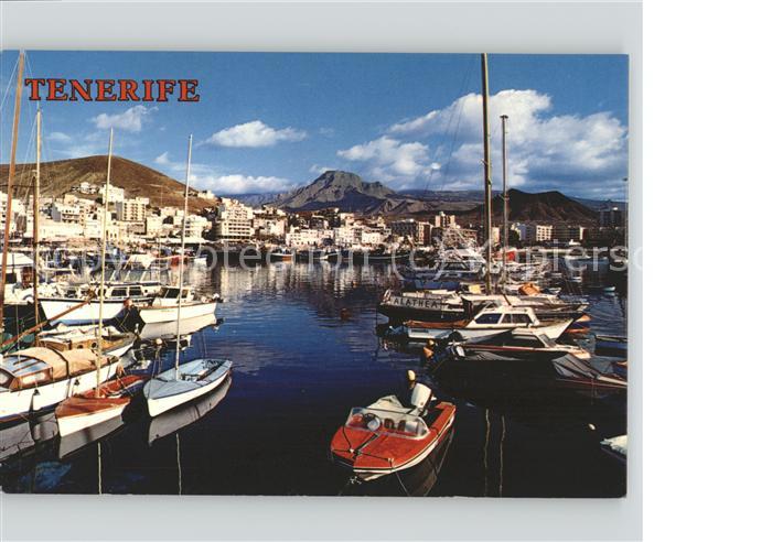 Los Cristianos Vista parcial del puerto