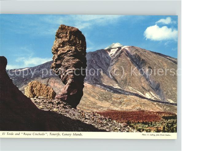 Tenerife Llano de Ucanca Pico del Teide volcano Roque Cinchado Vulkan
