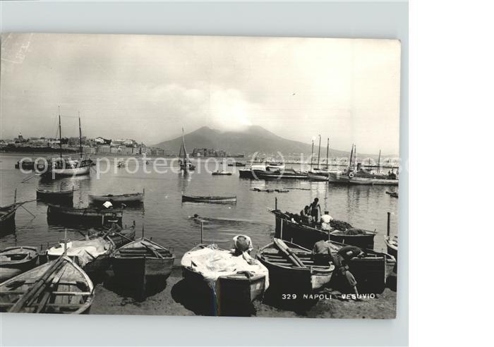 Napoli Neapel Rada Vesuvio Hafen Vulkan